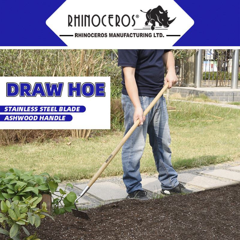 Wood Long handle Hoe