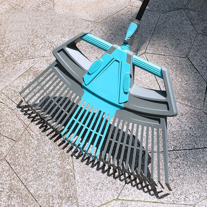 plastic garden lawn rake head