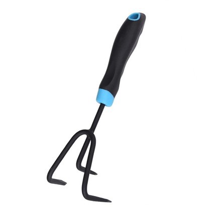 3 piikkiä musta hiiliteräs käsinviljelijä